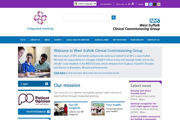 westsuffolkccg.nhs.uk site used Nhs-ccg3-theme