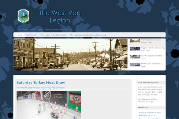 Custom Community theme site design template sample