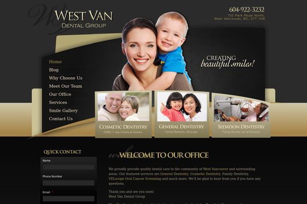 westvandentalgroup.ca site used Westvandentalgroup