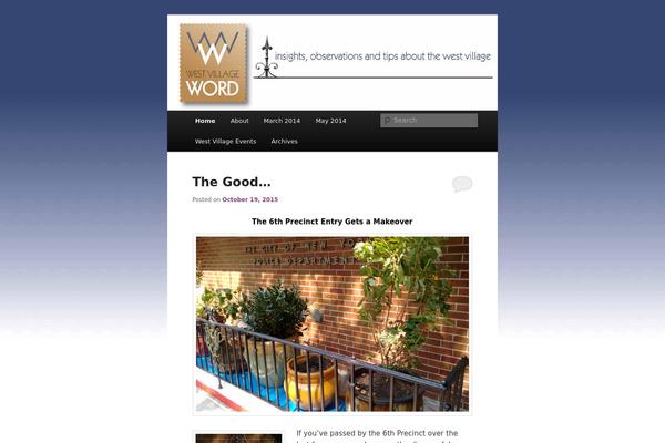 Twenty Eleven theme site design template sample