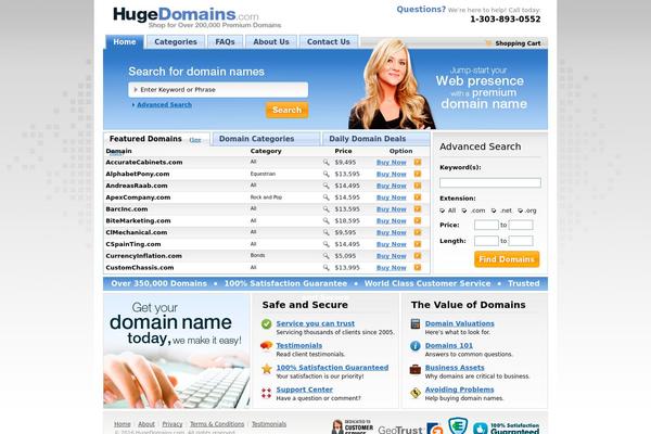 WordPress website example screenshot