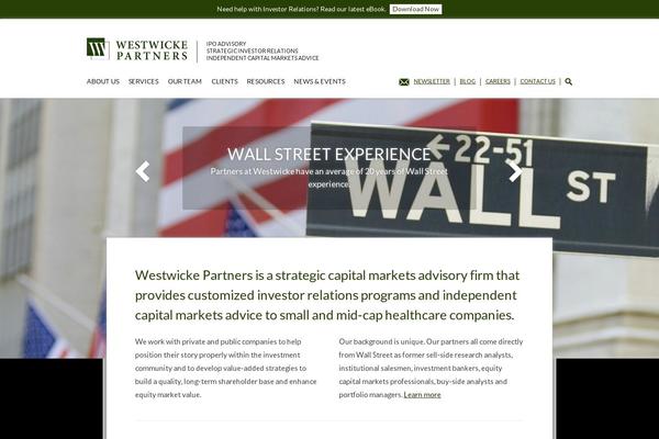westwickepartners.com site used Westwicke
