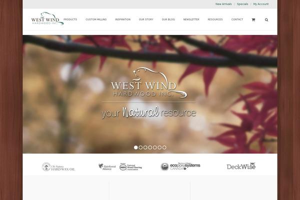 Craftsman theme site design template sample