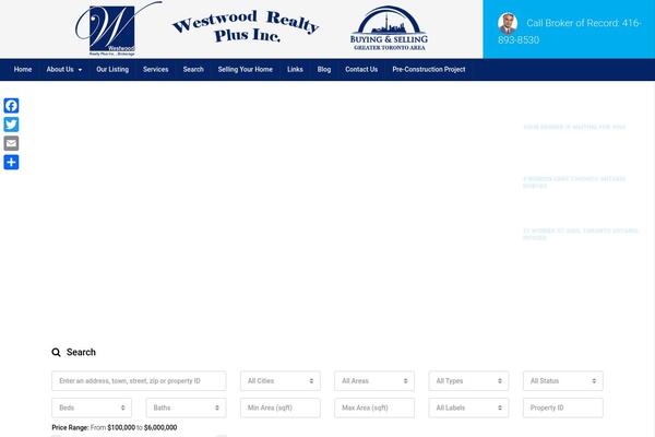 Houzez theme site design template sample