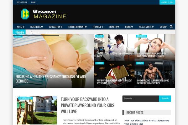 weswavesmagazine.com site used Newscode