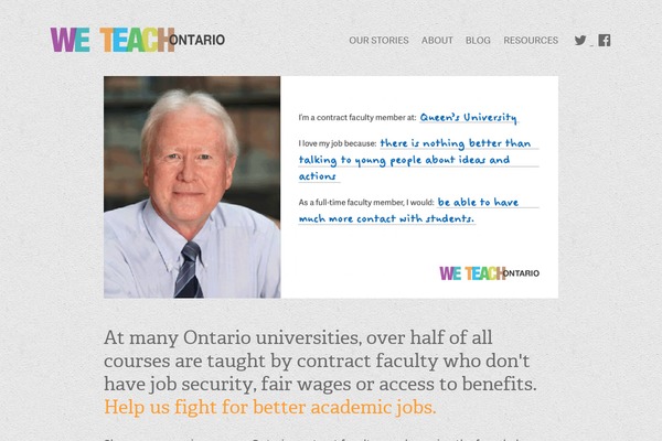 weteachontario.ca site used Weteachontario