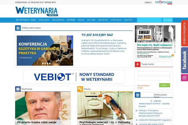 weterynarianews.pl site used Weterynaria