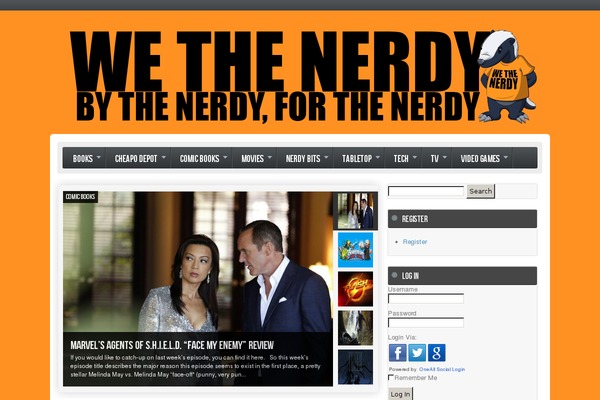 wethenerdy.com site used Halftype