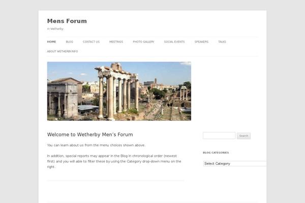 WordPress website example screenshot