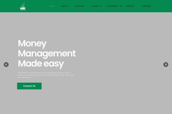 WordPress website example screenshot