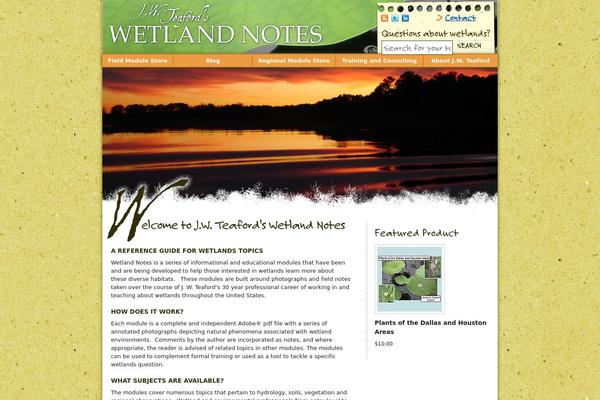 wetlandnotes.com site used Wetland-notes