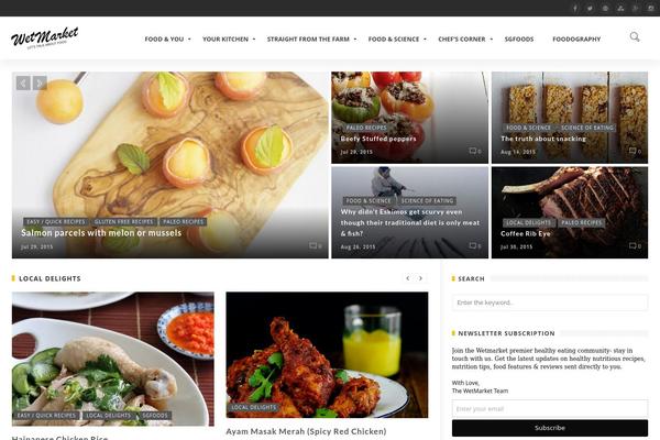 wetmarket.com site used Megazine1.3