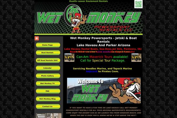 wetmonkeyrentals.com site used Templates