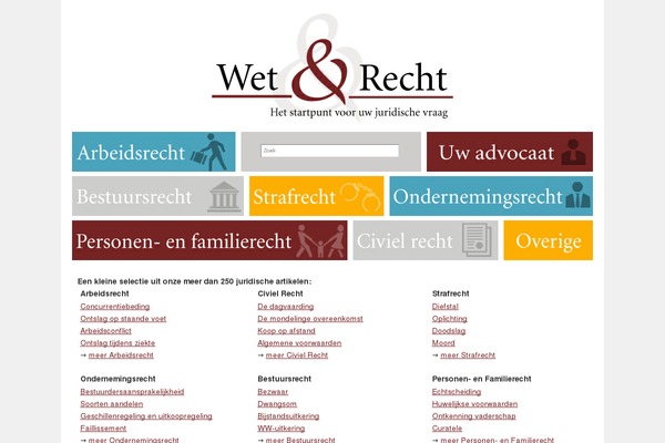wetrecht.nl site used Wetrecht