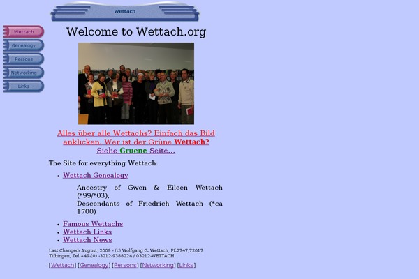 wettach.org site used Greenchameleon