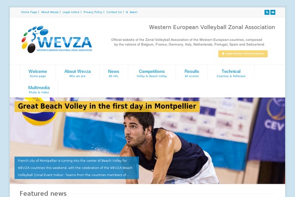 wevza.com site used Volleyball