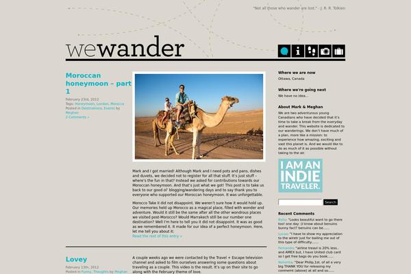 wewander.ca site used Wewander