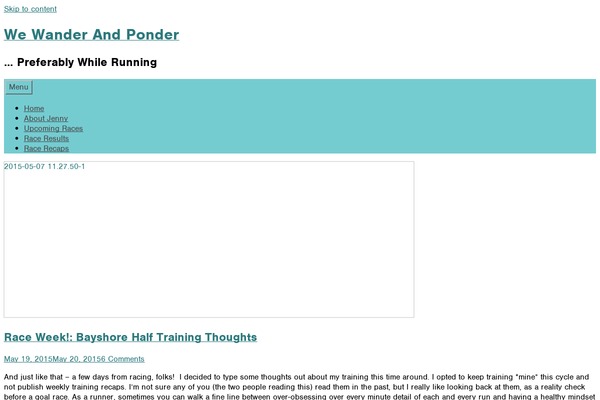 WordPress website example screenshot