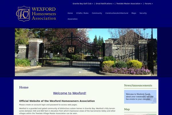 wexfordhoa.org site used Wexford