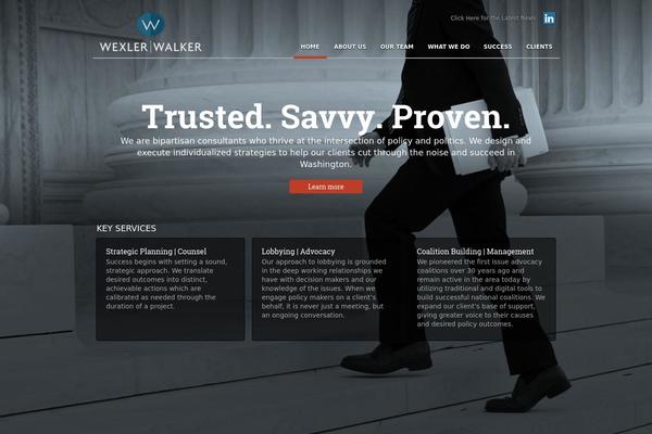 WordPress website example screenshot