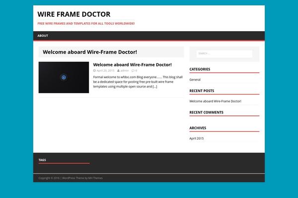 WordPress website example screenshot