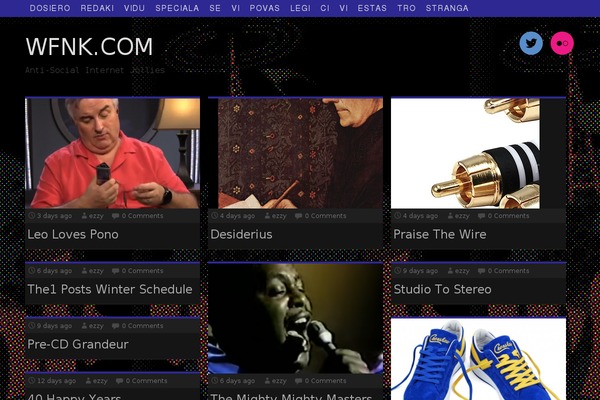 Tribbiani theme site design template sample