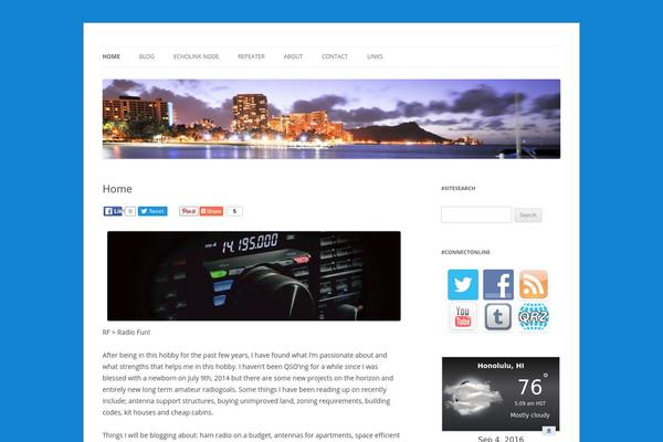 Site using Google Analyticator plugin