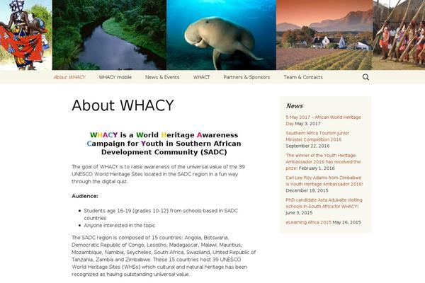 Twenty Thirteen theme site design template sample