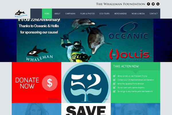 whaleman.org site used Ocsites