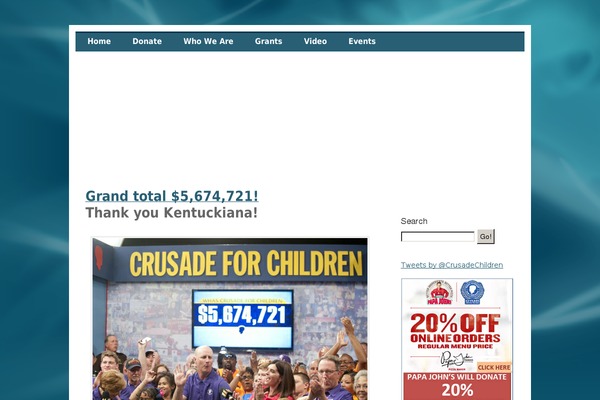 whas-crusade.org site used Crusade