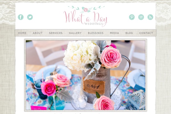 WordPress website example screenshot