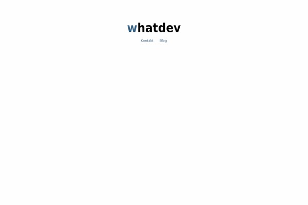 whatdev.de site used Origin