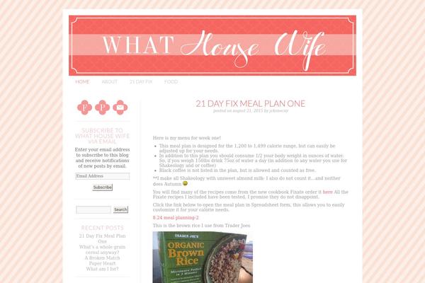 whathousewife.com site used Lovelyinpink_wp