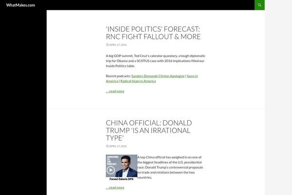 Twenty Fourteen theme site design template sample