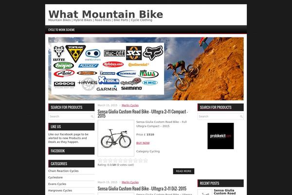 whatmountainbike.biz site used Nexttech