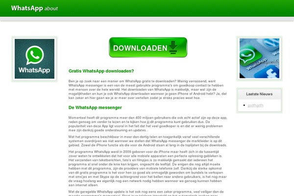 WordPress website example screenshot