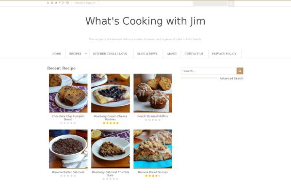 whatscookingwithjim.com site used Canadawebdeveloper