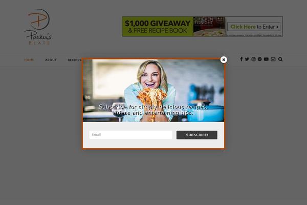 whatsonparkersplate.com site used Parkersplate
