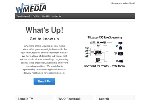 Site using fw-vimeo-videowall plugin