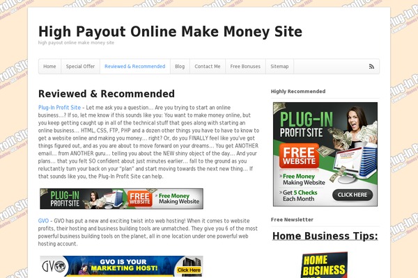 Canvas theme site design template sample