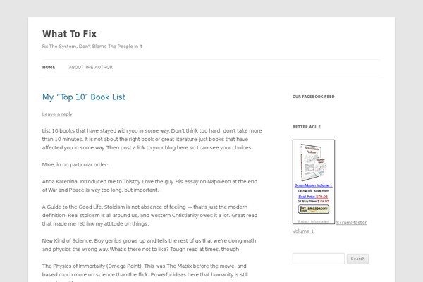 Twenty Twelve theme site design template sample