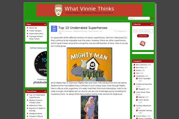 whatvinniethinks.com site used Suffusion-child