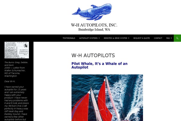 WordPress website example screenshot