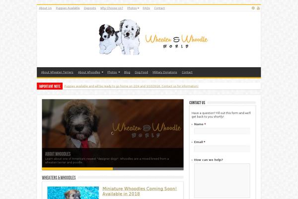 WordPress website example screenshot