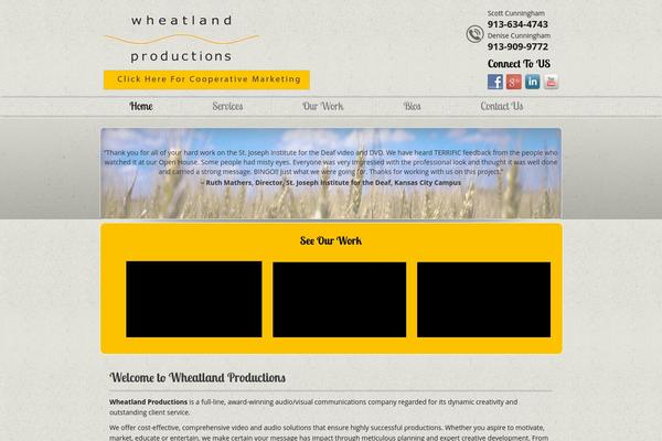 wheatlandproductions.com site used Wheatlandproductions
