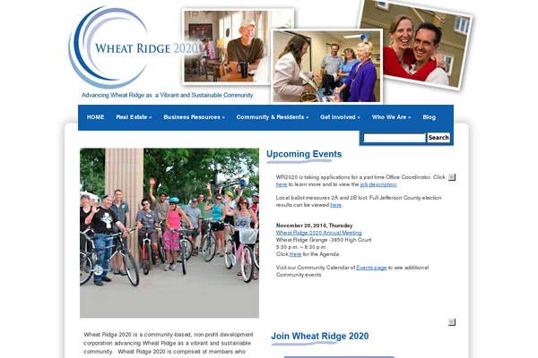 wheatridge2020.org site used Wr2020-theme