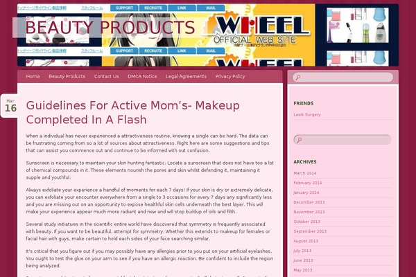 WordPress website example screenshot