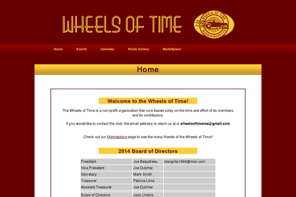 wheelsoftimema.com site used Wot-theme