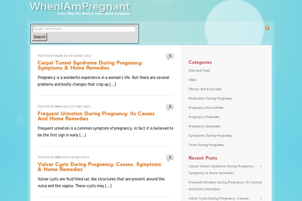 wheniampregnant.com site used Glassical