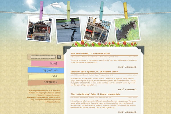 WordPress website example screenshot